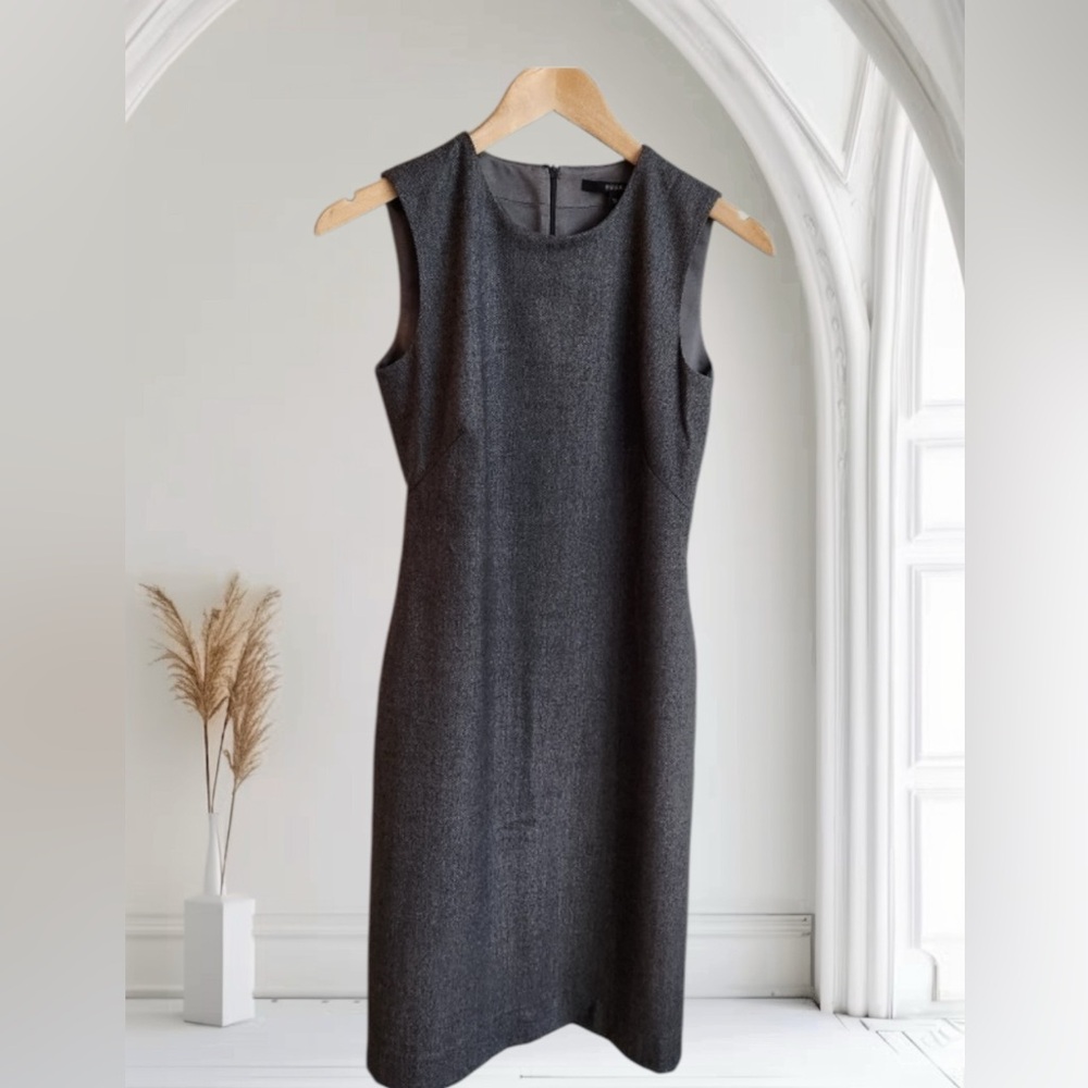 Gucci Charcoal Sleeveless Midi Dress